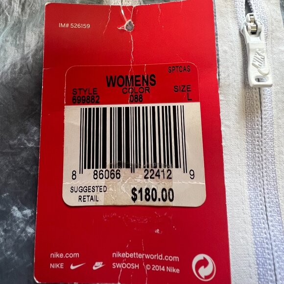 NWT Nike Tech Aero Shield Moto Cape - Windbreaker Jacket - Picture 9 of 10